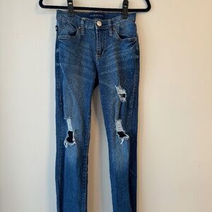 Women’s Rock & Republic ‘Berlin’ Distressed Medium Rinse Jeans Size 2